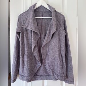 Lululemon Rulu Rally Wrap Heathered Graphite Purple 4